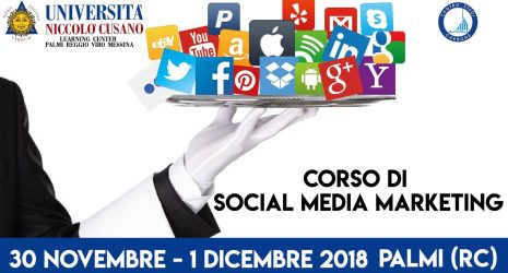 Corso Social Media Marketing?  30novembre – 1 dicembre