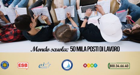 Mondo Scuola: 50 mila posti di lavoro ❗