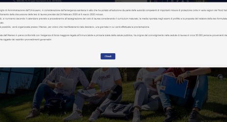 Annullamento sessione di esame 27 – 28 Febbraio