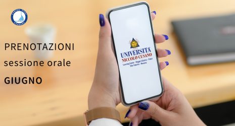 Esami orali per la sessione di Giugno