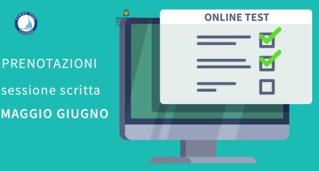 Aperte le prenotazioni della sessione scritta maggio-giugno