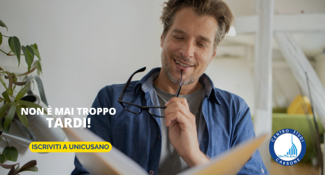 Non è mai troppo tardi!