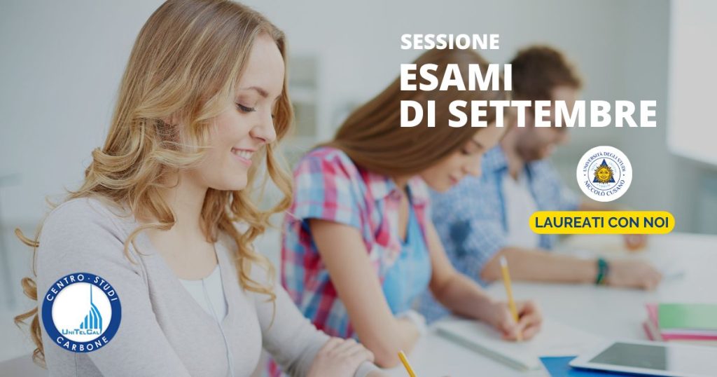 Sessione di esami di settembre