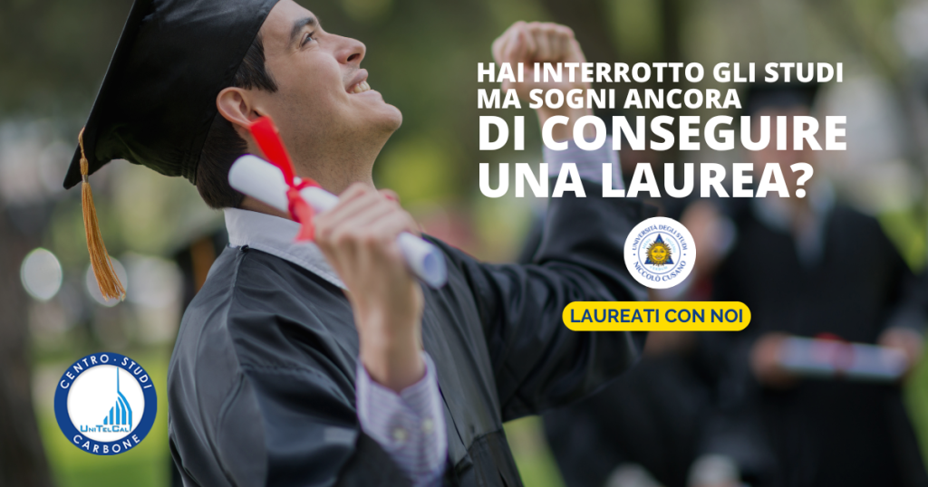 Hai interrotto gli studi ma sogni ancora di conseguire una laurea?
