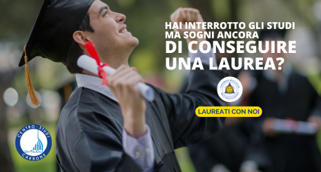 Hai interrotto gli studi ma sogni ancora di conseguire una laurea?