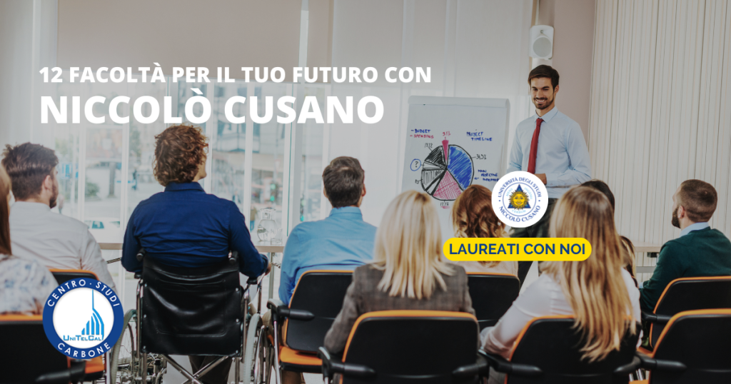 12 Facoltà per il tuo Futuro con Università Niccolò Cusano