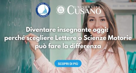 Diventare insegnante oggi: perché scegliere Lettere o Scienze Motorie può fare la differenza