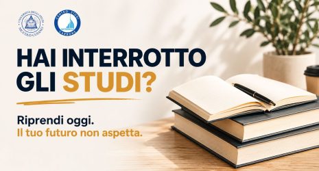 Hai interrotto gli studi? È il momento di ricominciare